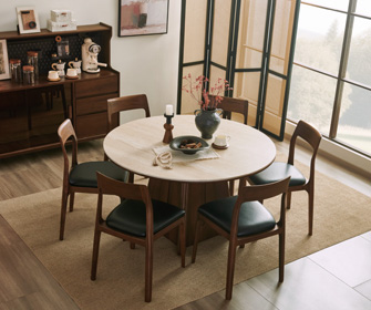RC7162圆餐桌+RC7167餐椅