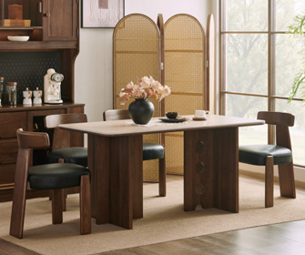 RC7164餐桌+RC7165餐椅